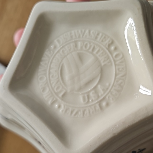 Longaberger Shining Star Pottery Set - Picture 6 of 6